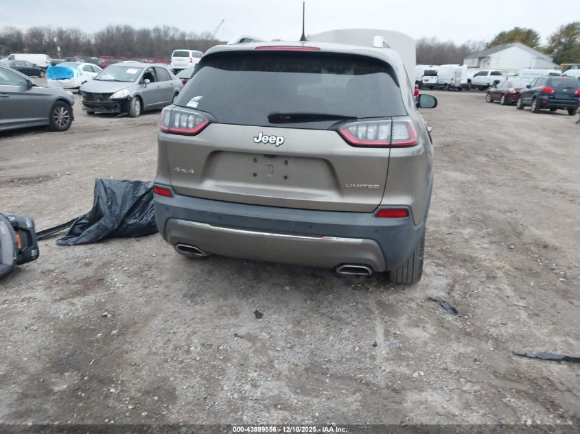 2019 Jeep Cherokee Limited 4X4 VIN: 1C4PJMDX6KD133268 Lot: 43889556