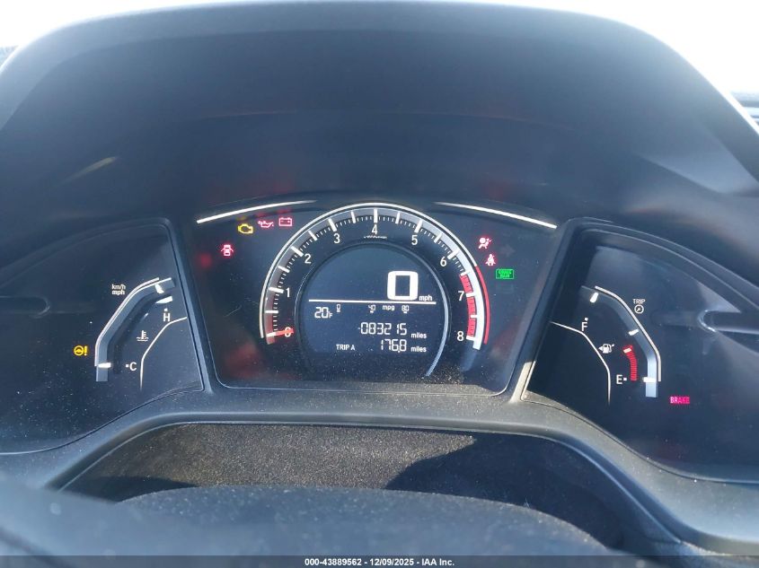 2017 Honda Civic Lx VIN: SHHFK7G21HU219971 Lot: 43889562