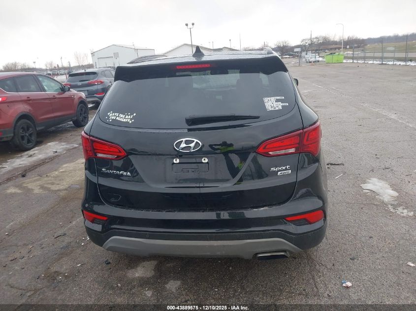 2018 Hyundai Santa Fe Sport 2.4L VIN: 5XYZUDLB2JG559948 Lot: 43889575
