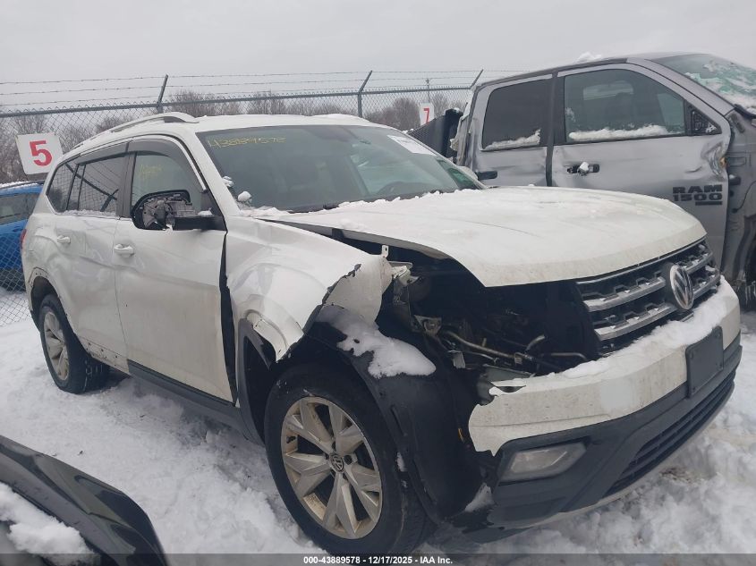 2018 Volkswagen Atlas 3.6L V6 Se VIN: 1V2KR2CA7JC569361 Lot: 43889578