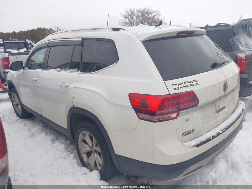 2018 Volkswagen Atlas 3.6L V6 Se VIN: 1V2KR2CA7JC569361 Lot: 43889578