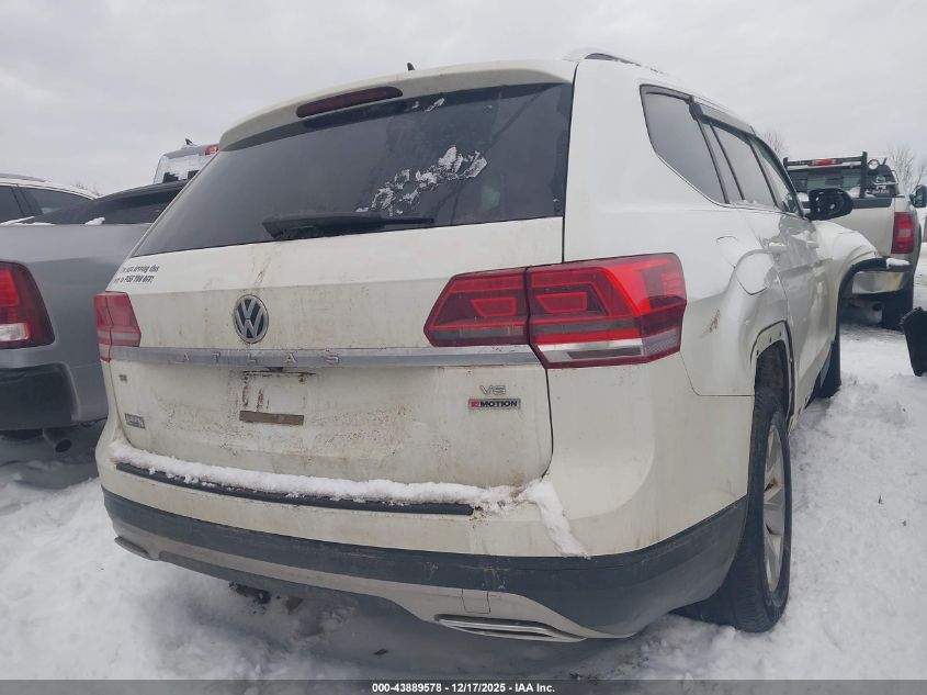 2018 Volkswagen Atlas 3.6L V6 Se VIN: 1V2KR2CA7JC569361 Lot: 43889578