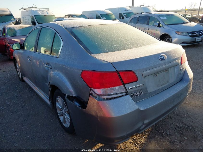 2011 Subaru Legacy 2.5I Premium VIN: 4S3BMBC61B3246887 Lot: 43889591