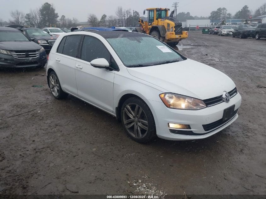 2015 Volkswagen Golf Tdi Sel 4-Door