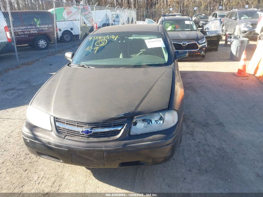 2004 Chevrolet Impala VIN: 2G1WF52E749352303 Lot: 43889594