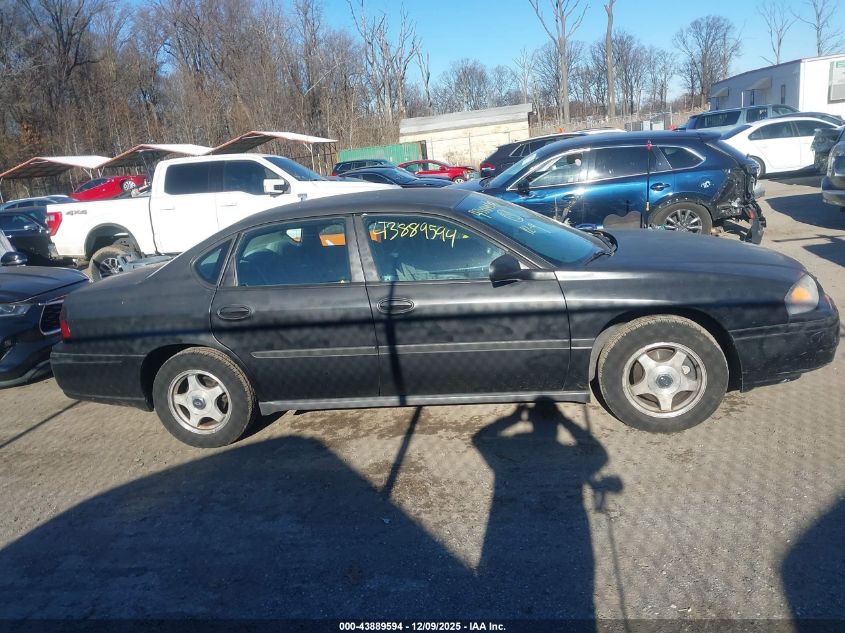 2004 Chevrolet Impala VIN: 2G1WF52E749352303 Lot: 43889594