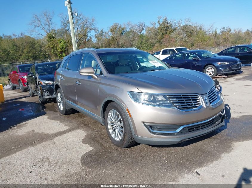 2018 Lincoln Mkx Select