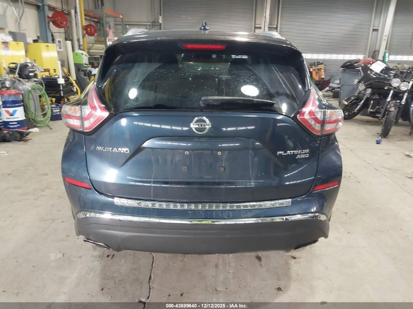 2017 Nissan Murano Platinum VIN: 5N1AZ2MH3HN145758 Lot: 43889640