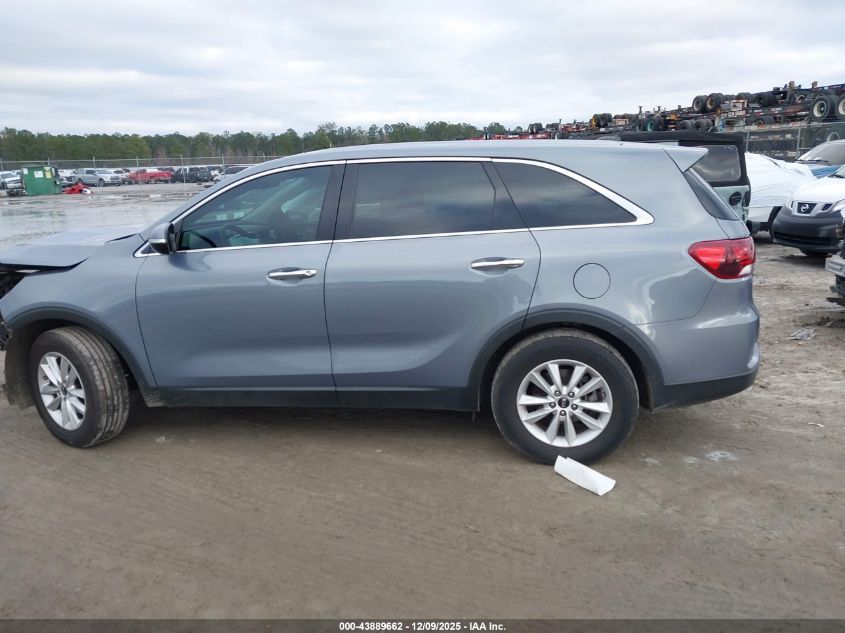 2020 Kia Sorento 2.4L Lx VIN: 5XYPG4A36LG628167 Lot: 43889662
