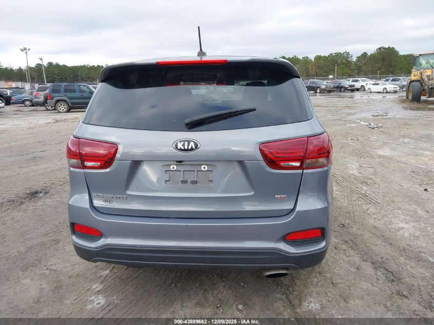 2020 Kia Sorento 2.4L Lx VIN: 5XYPG4A36LG628167 Lot: 43889662