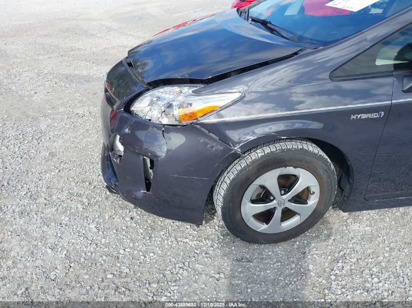 2014 Toyota Prius Two VIN: JTDKN3DU2E0375372 Lot: 43889680