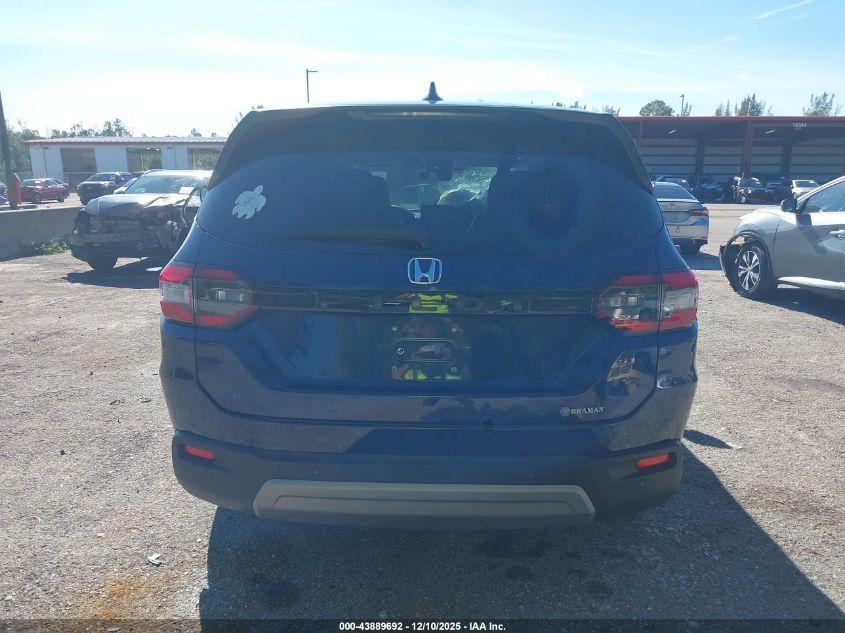 2024 Honda Pilot Ex-L 7 Passenger VIN: 5FNYG2H55RB006885 Lot: 43889692