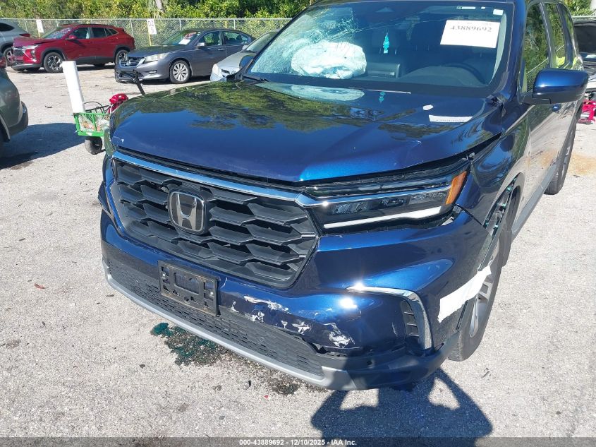 2024 Honda Pilot Ex-L 7 Passenger VIN: 5FNYG2H55RB006885 Lot: 43889692