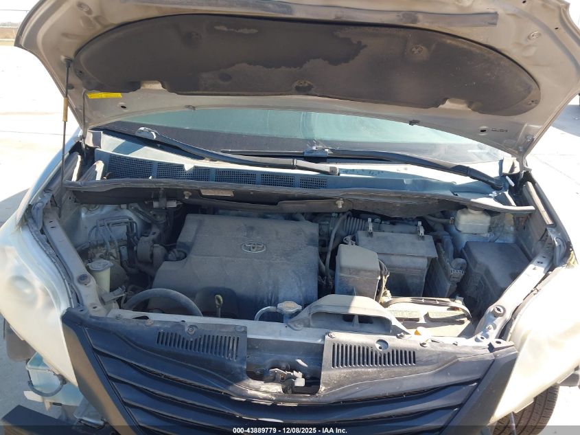 2013 Toyota Sienna L V6 7 Passenger VIN: 5TDZK3DC1DS389841 Lot: 43889779