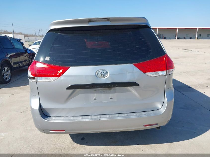 2013 Toyota Sienna L V6 7 Passenger VIN: 5TDZK3DC1DS389841 Lot: 43889779