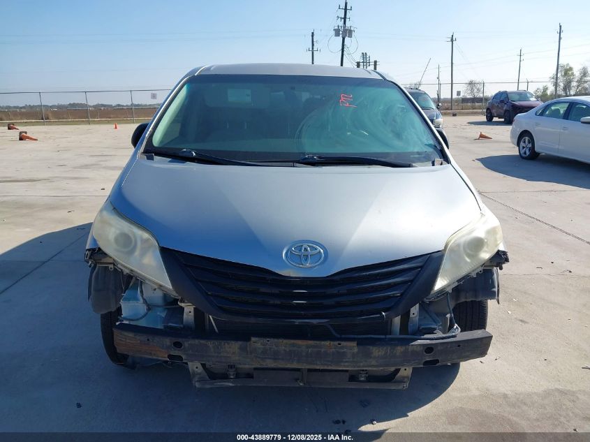 2013 Toyota Sienna L V6 7 Passenger VIN: 5TDZK3DC1DS389841 Lot: 43889779