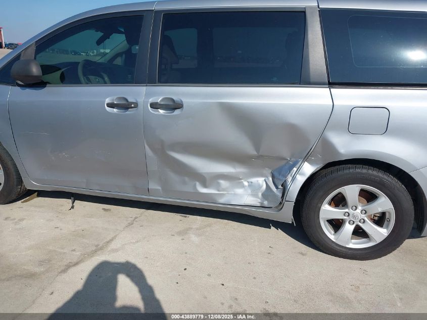 2013 Toyota Sienna L V6 7 Passenger VIN: 5TDZK3DC1DS389841 Lot: 43889779