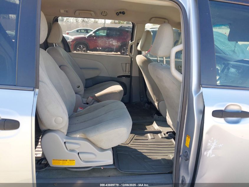 2013 Toyota Sienna L V6 7 Passenger VIN: 5TDZK3DC1DS389841 Lot: 43889779