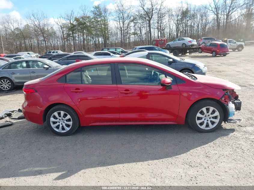 2020 Toyota Corolla Le VIN: JTDEPRAE2LJ079931 Lot: 43889799