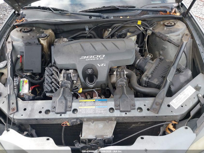 2005 Pontiac Grand Prix VIN: 2G2WP522551169917 Lot: 43889802