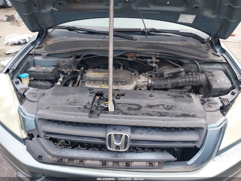 2005 Honda Pilot Ex-L VIN: 2HKYF18545H505539 Lot: 43889806