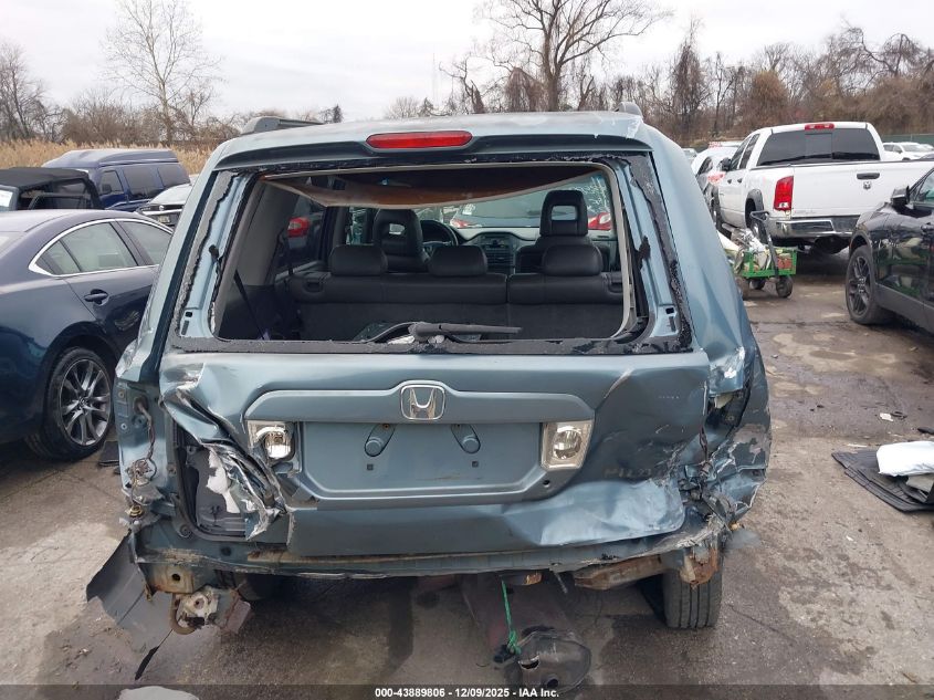 2005 Honda Pilot Ex-L VIN: 2HKYF18545H505539 Lot: 43889806