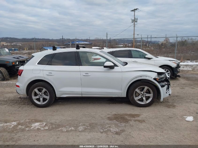 2021 Audi Q5 Premium 45 Tfsi Quattro S Tronic VIN: WA1AAAFY2M2017343 Lot: 43889820