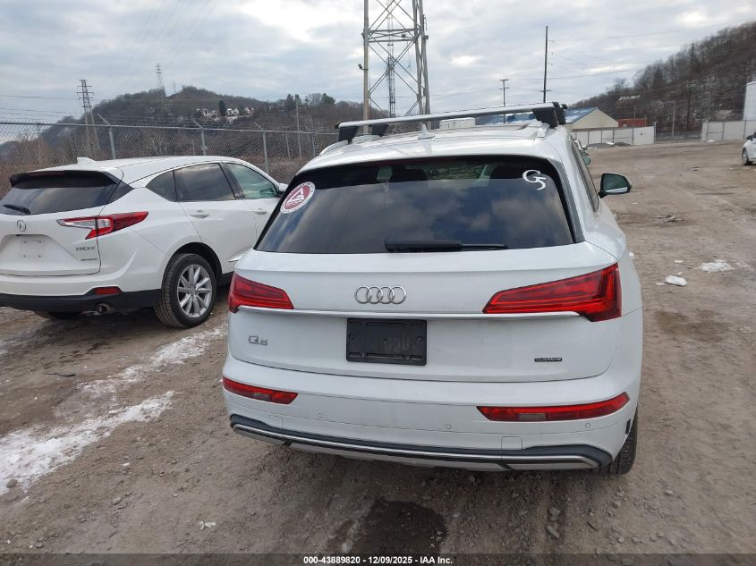 2021 Audi Q5 Premium 45 Tfsi Quattro S Tronic VIN: WA1AAAFY2M2017343 Lot: 43889820