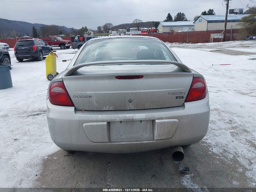 2003 Dodge Neon Sxt VIN: 1B3ES56C23D103501 Lot: 43889823
