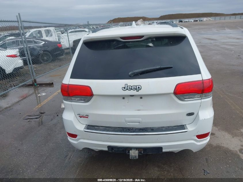 2016 Jeep Grand Cherokee Overland VIN: 1C4RJFCG3GC496601 Lot: 43889828
