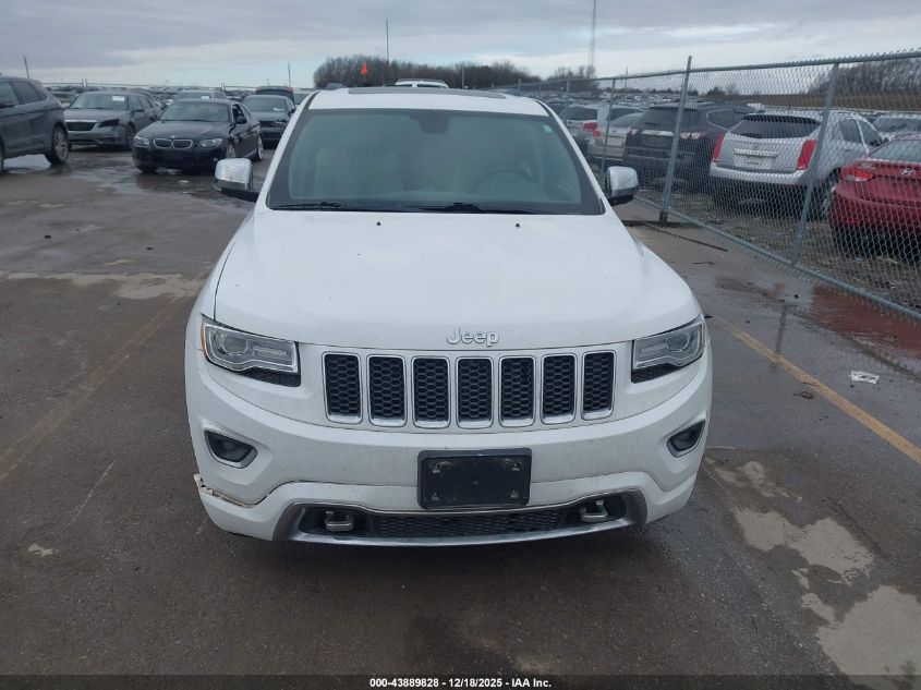 2016 Jeep Grand Cherokee Overland VIN: 1C4RJFCG3GC496601 Lot: 43889828