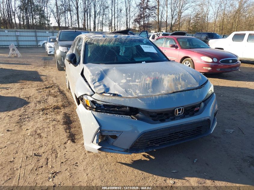 2022 Honda Civic Si Sedan VIN: 2HGFE1E58NH470805 Lot: 43889832