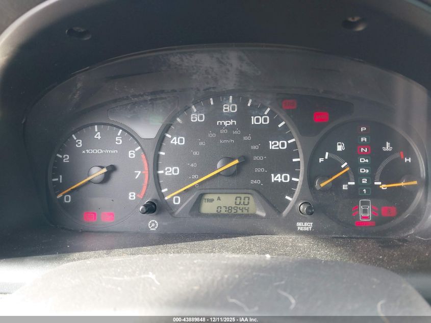 2000 Honda Accord 3.0 Ex VIN: 1HGCG1650YA009628 Lot: 43889848