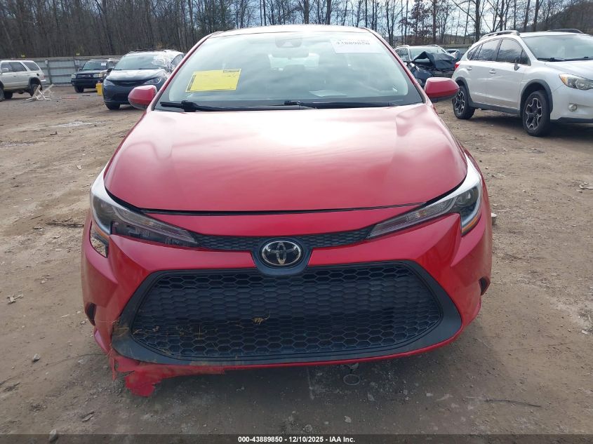 2021 Toyota Corolla Le VIN: 5YFEPMAE6MP246047 Lot: 43889850