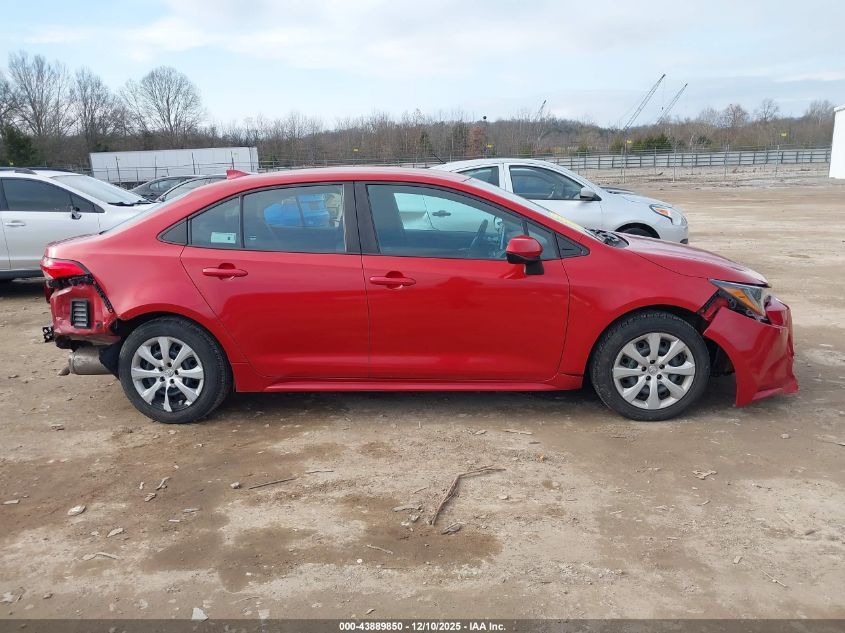 2021 Toyota Corolla Le VIN: 5YFEPMAE6MP246047 Lot: 43889850