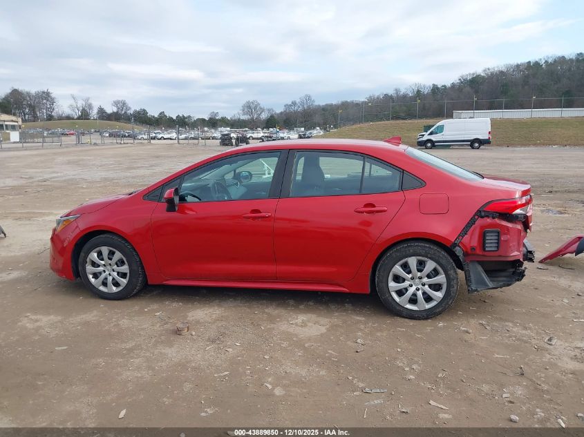 2021 Toyota Corolla Le VIN: 5YFEPMAE6MP246047 Lot: 43889850