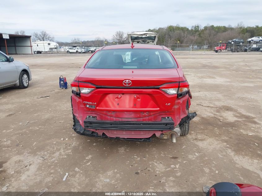 2021 Toyota Corolla Le VIN: 5YFEPMAE6MP246047 Lot: 43889850