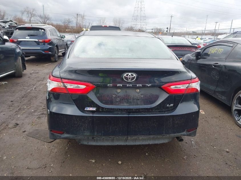 2018 Toyota Camry Le VIN: 4T1B11HKXJU070046 Lot: 43889855