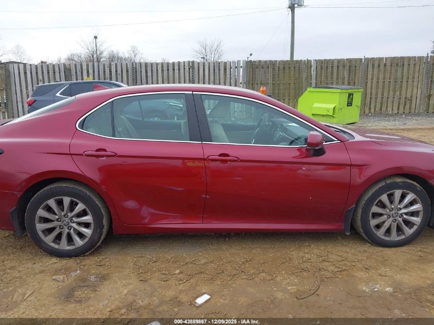 2020 Toyota Camry Le Awd VIN: 4T1L11BK5LU018565 Lot: 43889867