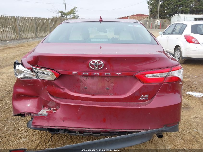 2020 Toyota Camry Le Awd VIN: 4T1L11BK5LU018565 Lot: 43889867