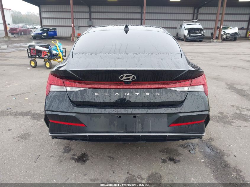 2025 Hyundai Elantra Sel Convenience VIN: KMHLS4DG6SU943880 Lot: 43889881