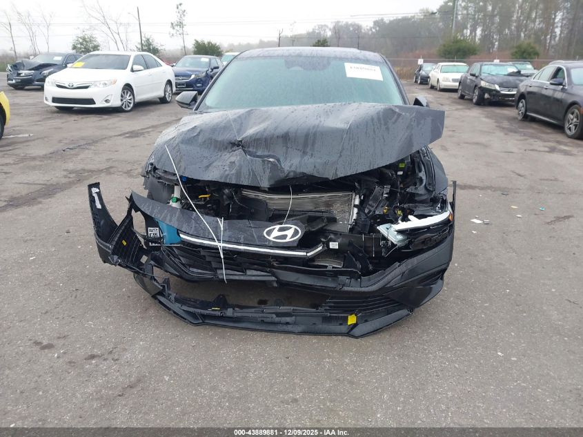 2025 Hyundai Elantra Sel Convenience VIN: KMHLS4DG6SU943880 Lot: 43889881