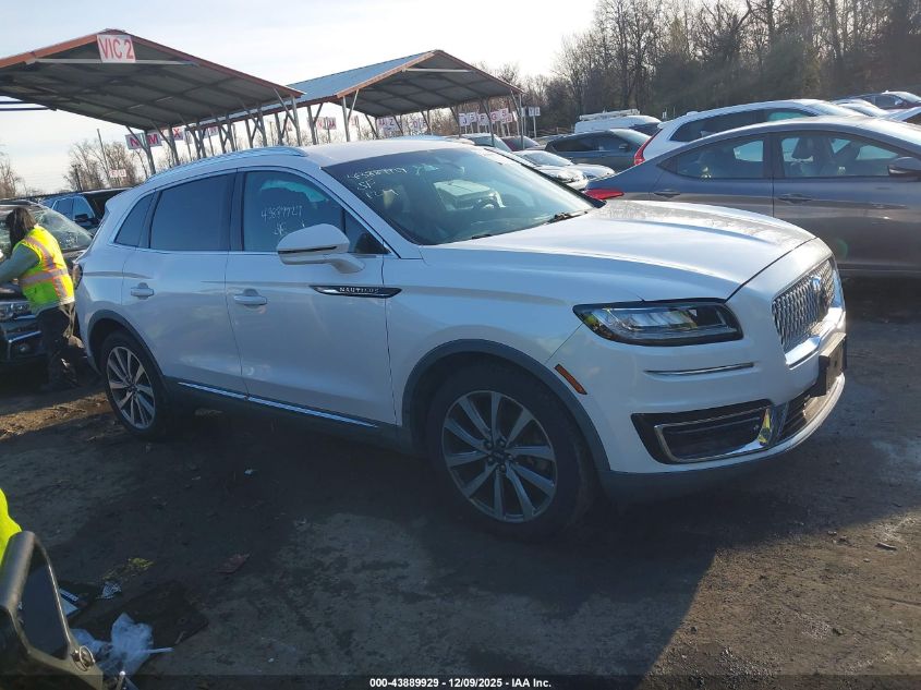 2019 Lincoln Nautilus Select VIN: 2LMPJ8K90KBL40532 Lot: 43889929