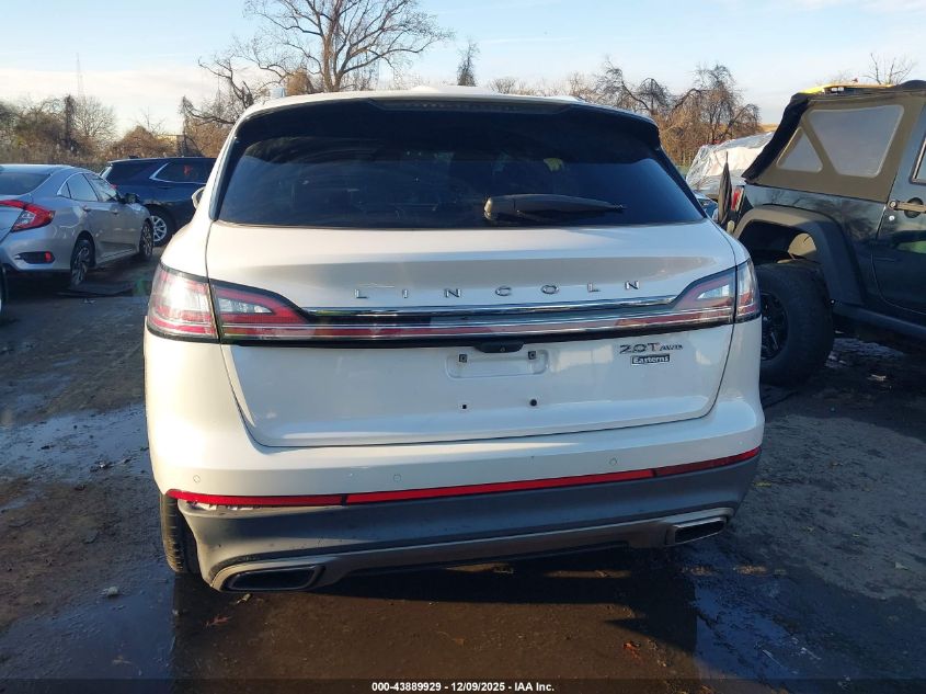 2019 Lincoln Nautilus Select VIN: 2LMPJ8K90KBL40532 Lot: 43889929