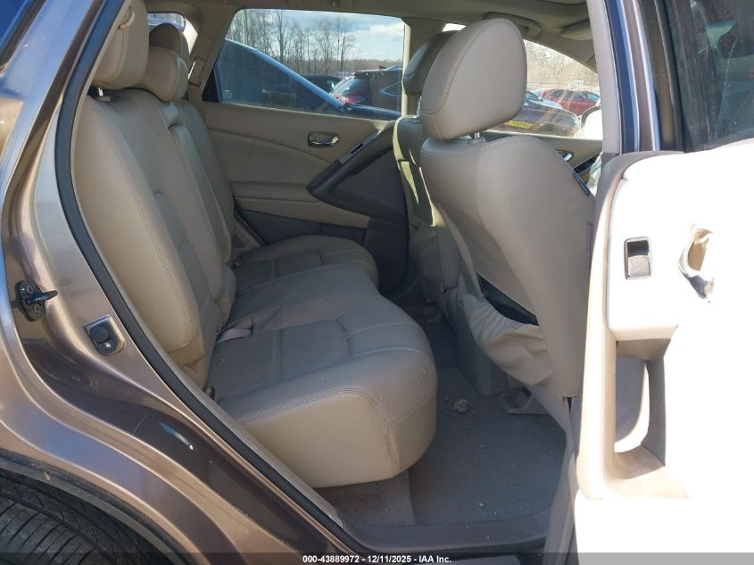 2012 Nissan Murano Sl VIN: JN8AZ1MW6CW235717 Lot: 43889972