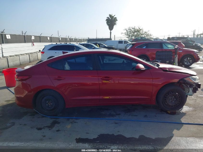 2017 Hyundai Elantra Value Edition VIN: KMHD84LF6HU397084 Lot: 43889982