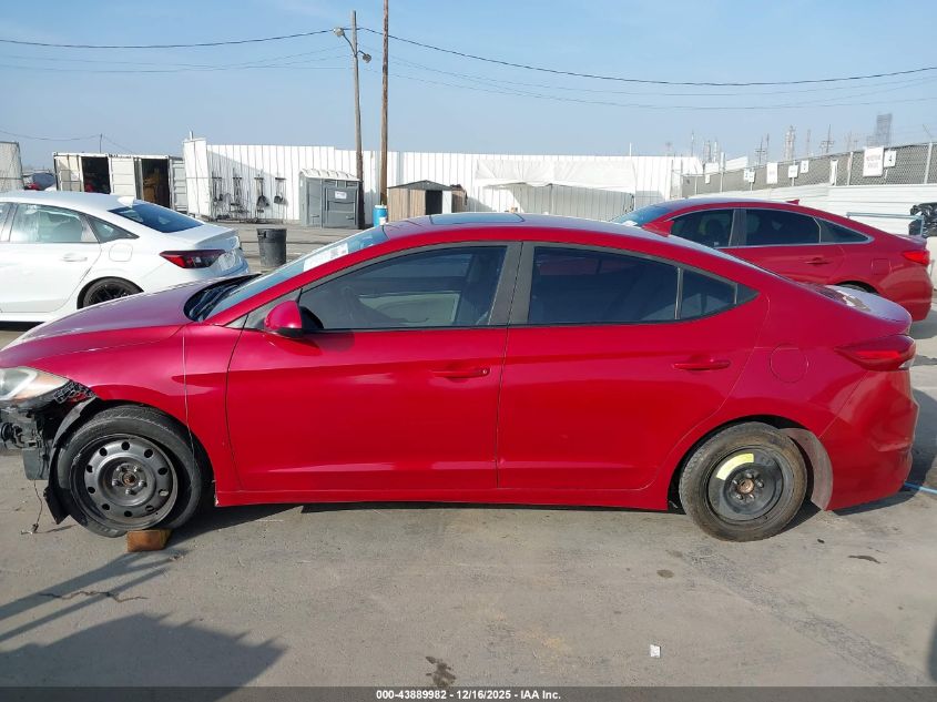 2017 Hyundai Elantra Value Edition VIN: KMHD84LF6HU397084 Lot: 43889982
