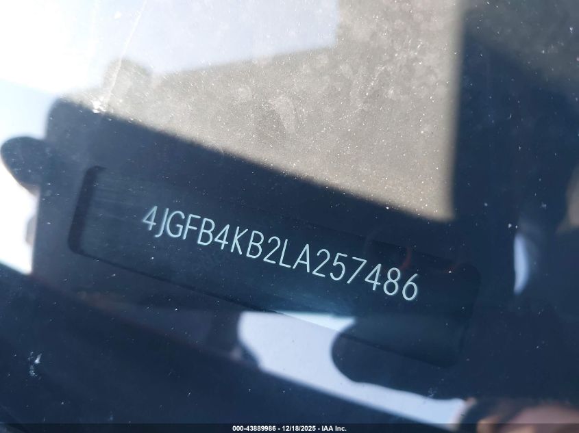 2020 Mercedes-Benz Gle 350 4Matic VIN: 4JGFB4KB2LA257486 Lot: 43889986