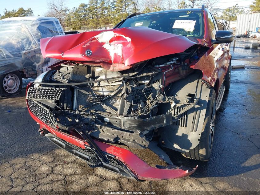 2020 Mercedes-Benz Gle 350 4Matic VIN: 4JGFB4KB2LA257486 Lot: 43889986