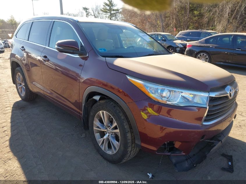 TOYOTA HIGHLANDER XLE V6